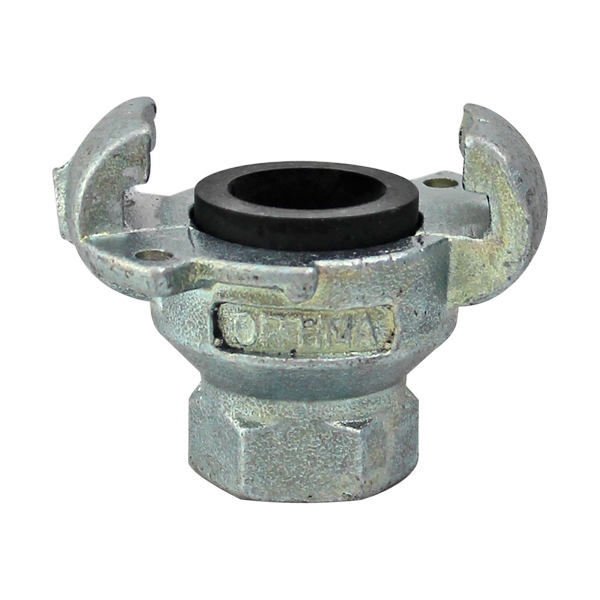Claw Couplings Type A Female BSPT Zinc Plated Steel Powell