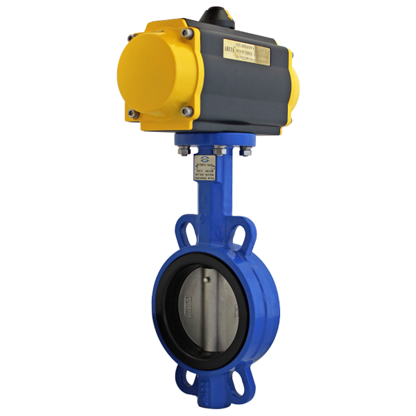 Butterfly Valve Cast Iron Wafer Performer Actuated - Spring Return ...