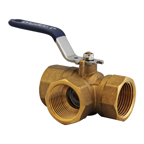 Ball Valve Brass LPort Side Entry BSP Powell Industrial